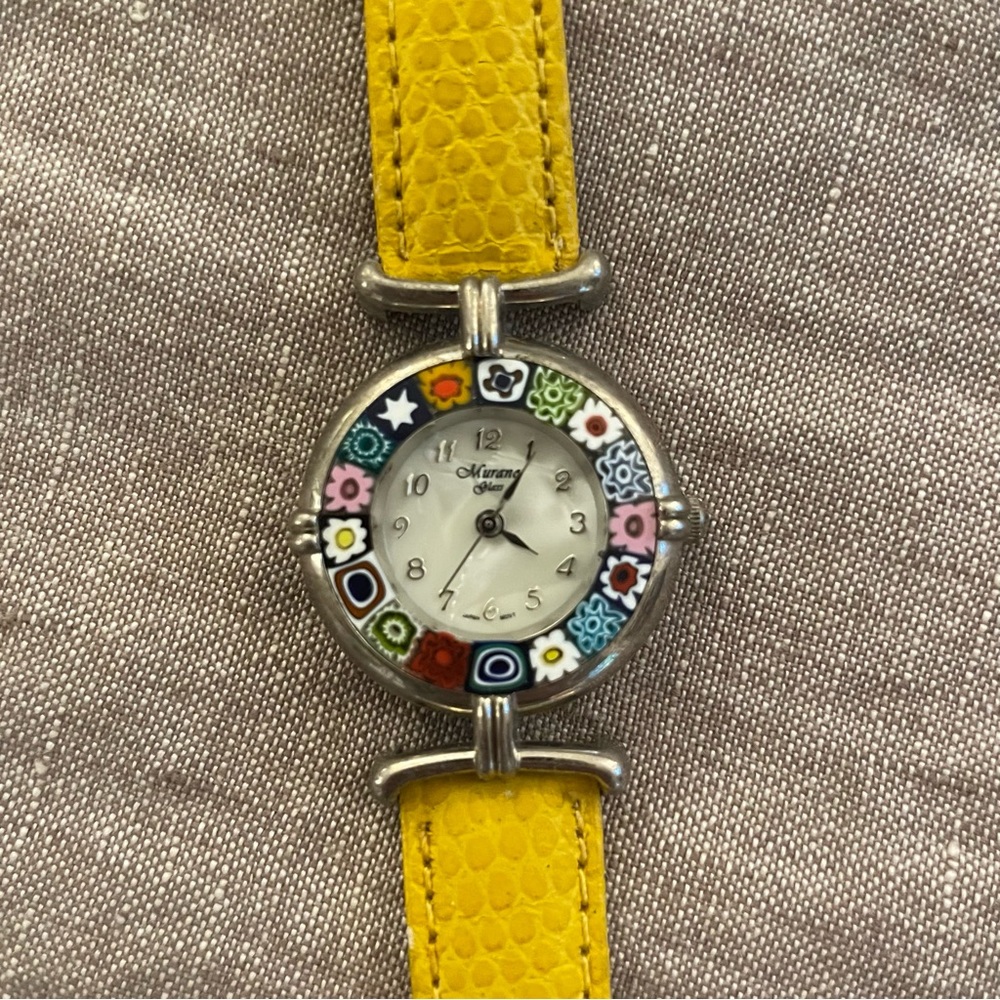 Murano glass watch